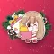 Emojis Love Girl Cut Stickers