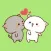 Mochi Peach & Goma Cat
