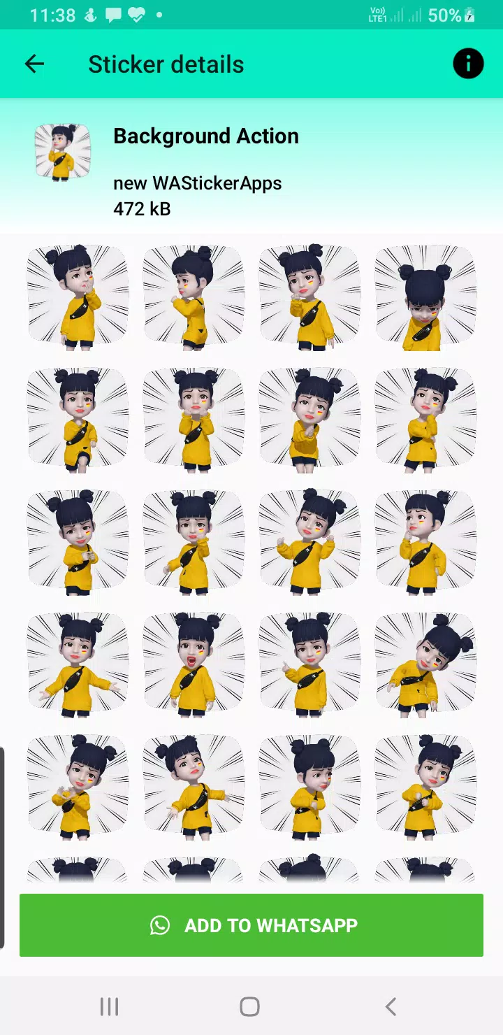 moving stickers for whatsapp - Screenshots