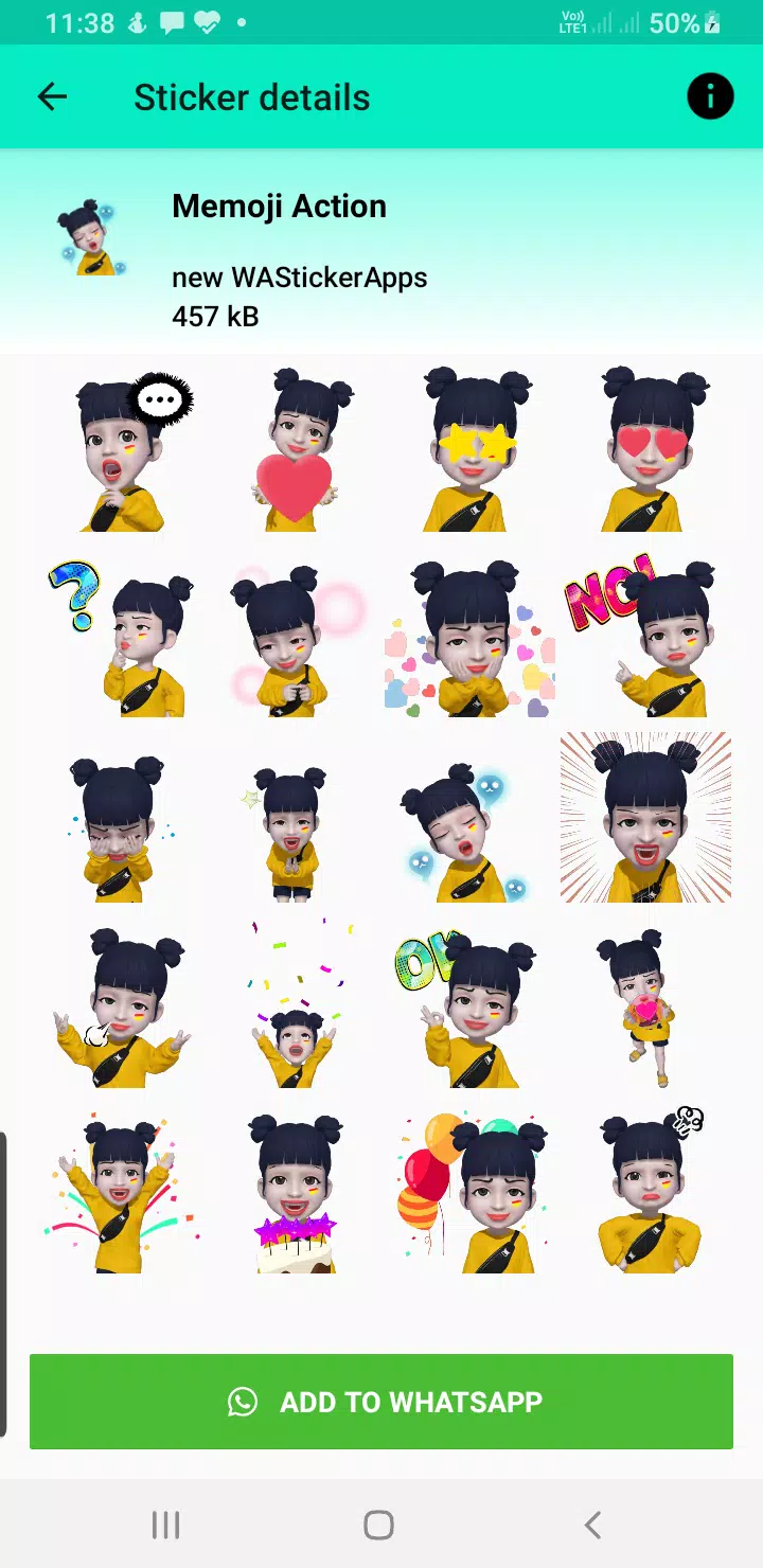 moving stickers for whatsapp - Screenshots