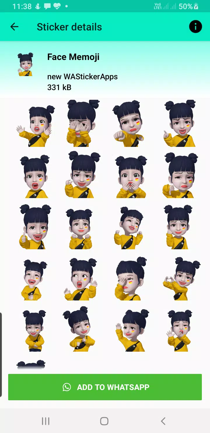 moving stickers for whatsapp - Screenshots