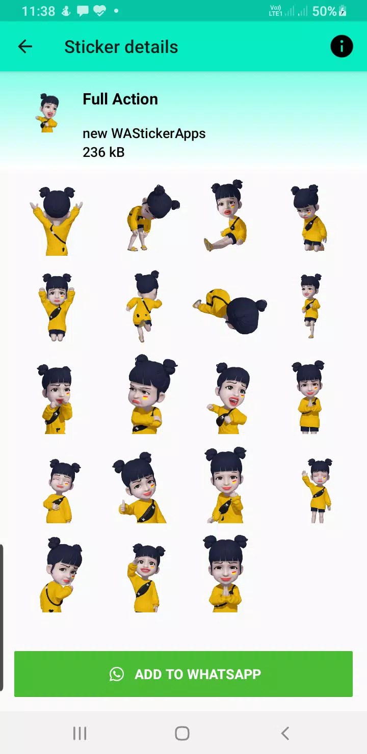 moving stickers for whatsapp - Screenshots