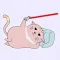 Alien Cat Animated Stickers