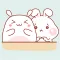Bunny Couple Animated Stickers