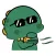 Grumpy Dino Stickers