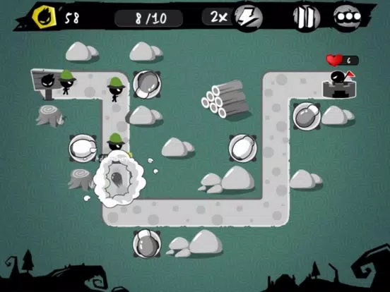 Clan Stickman Defense iPad  Screenshots