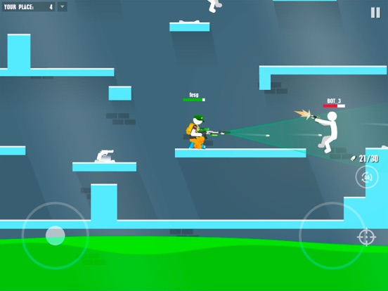 Stickman Battles iPad  스크린샷