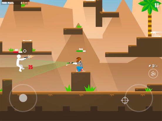Stickman Battles iPad  스크린샷