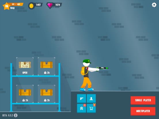 Stickman Battles iPad  스크린샷