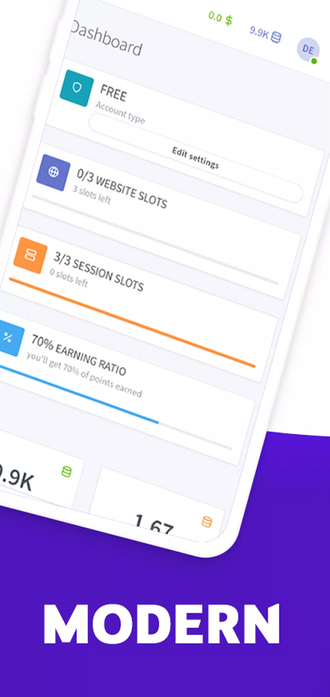 Captures d'écran de Fast Web Traffic Exchange