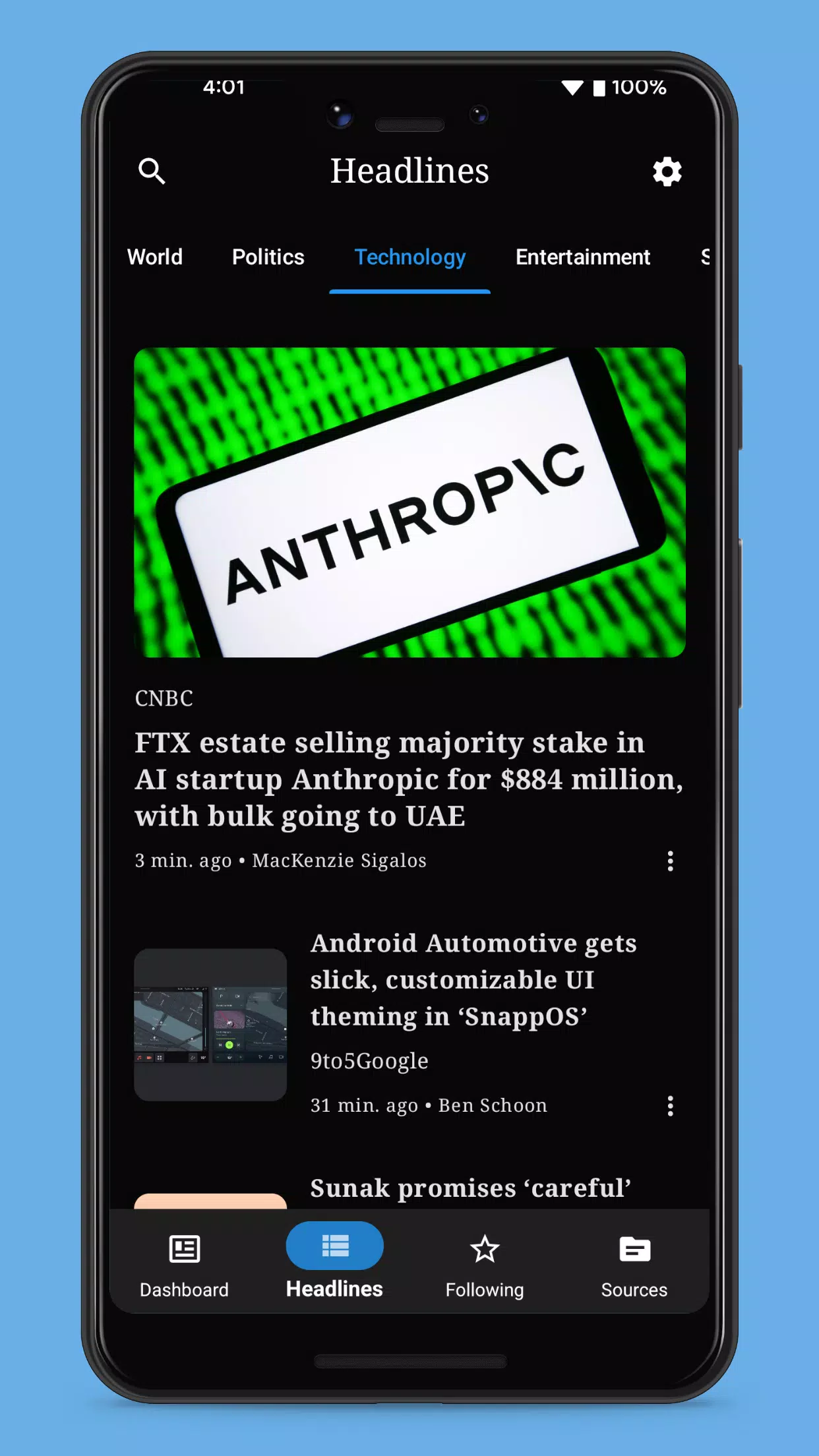 Stinger News Screenshots