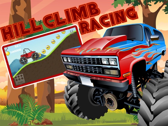 Monster 4x4 Truck hill game - car racing game iPad Screenshots