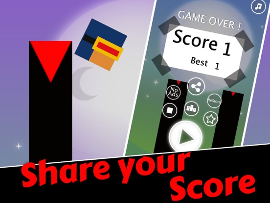 Mr Cube Ninja Dashed Jumps - Jumping on Pillar Games iPad Screenshots