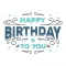 Birthday - Vintage & Retro Style Congrats Message