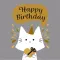 Birthday Card - Best Wishes with Cute Animals