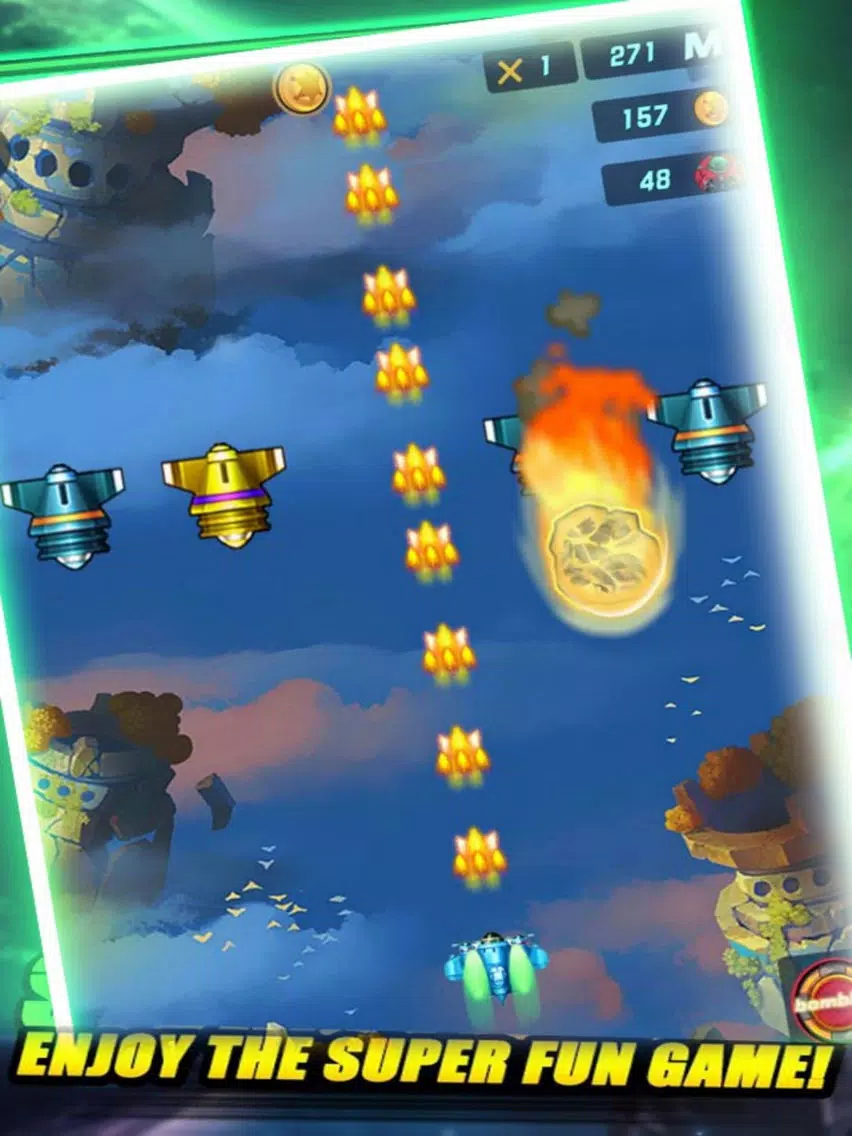 Sky Thunder Fighting Shoot iPad  স্ক্রিনশট