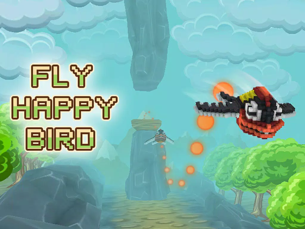 Fly Happy Bird iPad  स्क्रीनशॉट