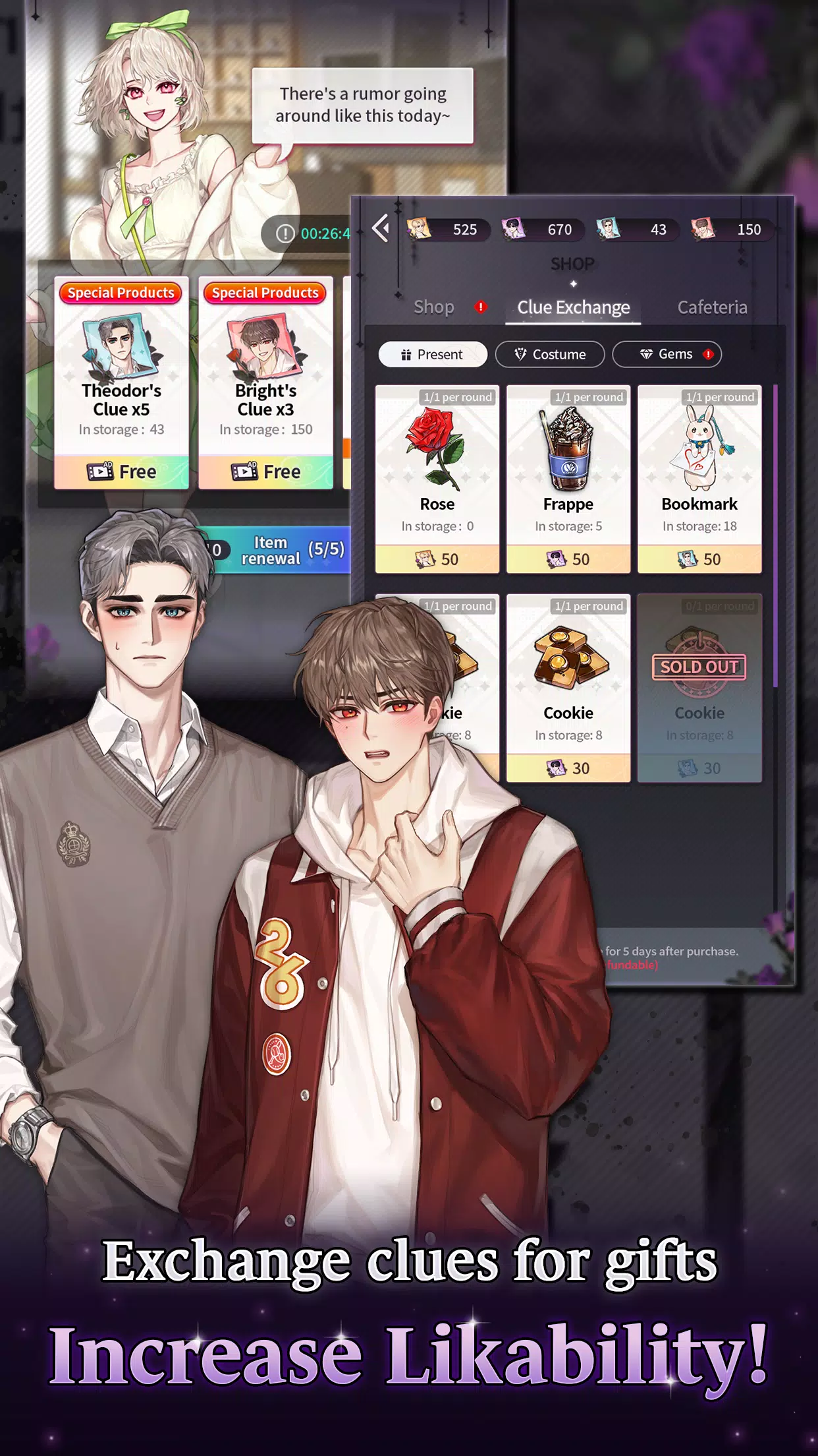 Tangkapan layar Touch to Fate