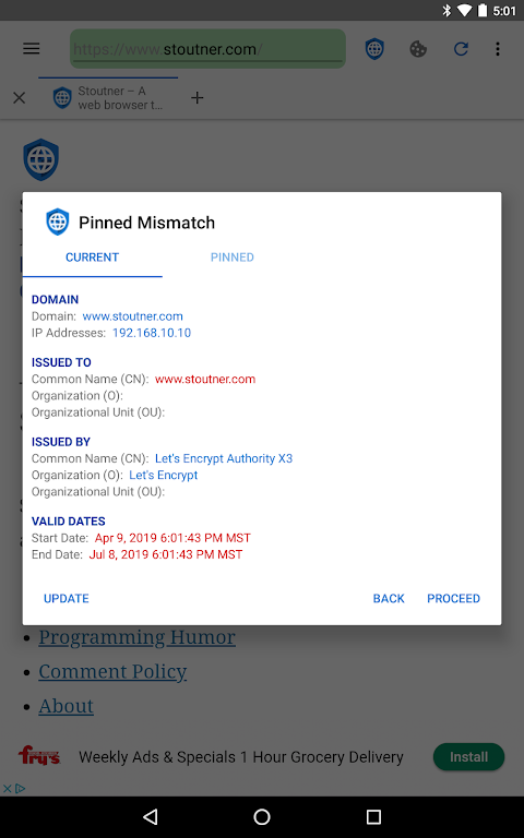 Privacy Browser Free应用截图