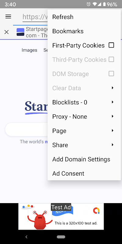 Privacy Browser Free应用截图