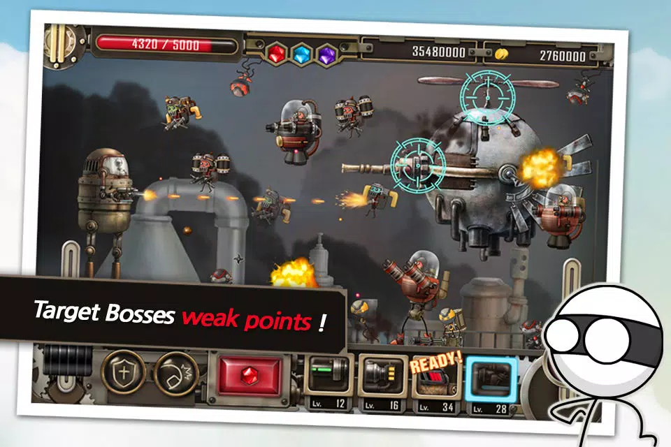 Capturas de tela do Zolaman Robot Gunz Lite