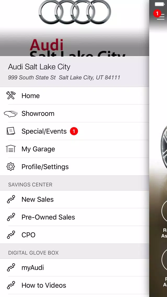 Audi Salt Lake City DealerApp سکرین شاٹس