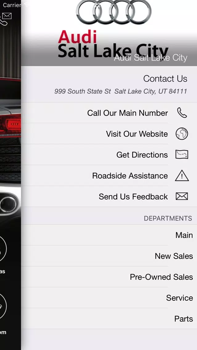 Audi Salt Lake City DealerApp سکرین شاٹس
