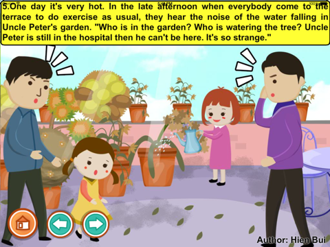 A good work in the garden (story and games for kids) iPad Screenshots