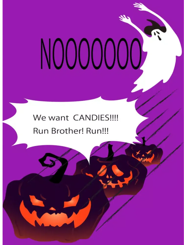 Jump 'n Catch Candies !!! - Three Little Pumpkins iPad  Screenshots