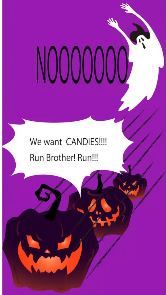 Jump 'n Catch Candies !!! - Three Little Pumpkins Screenshots