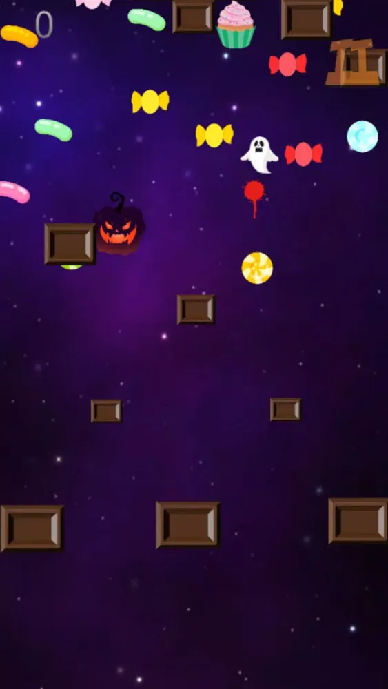 Jump 'n Catch Candies !!! - Three Little Pumpkins Screenshots