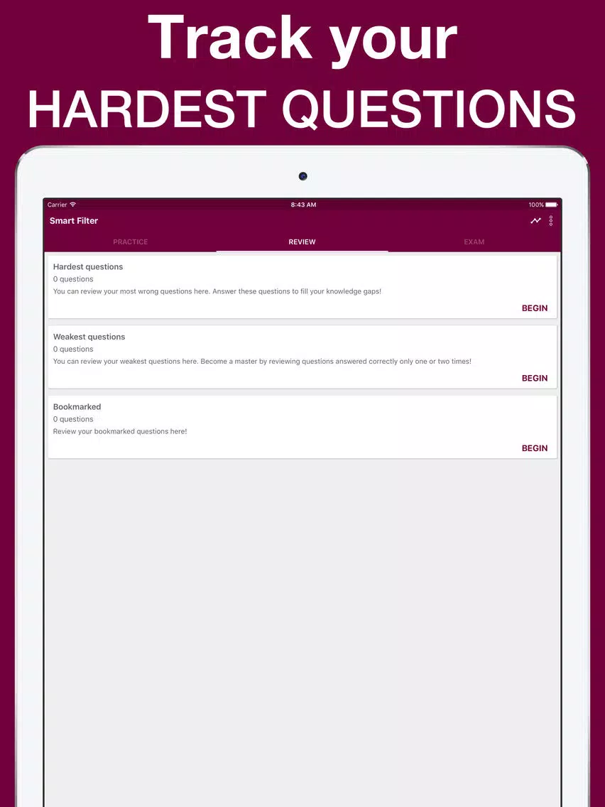 Certified Scrum Master 2017 iPad Screenshots