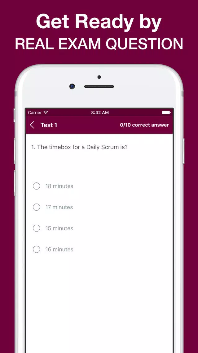 Certified Scrum Master 2017 Screenshots
