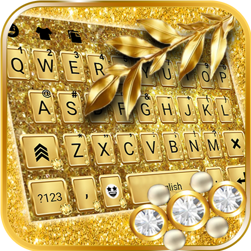 Gold Keyboard Theme