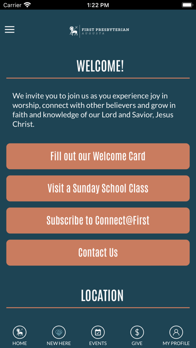 First Presbyterian Augusta Screenshots