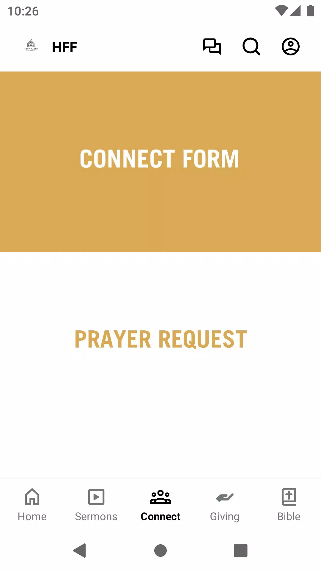 Holy Faith Fellowship Screenshots