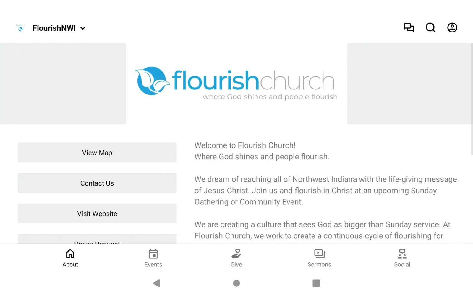 Flourish Church Screenshots