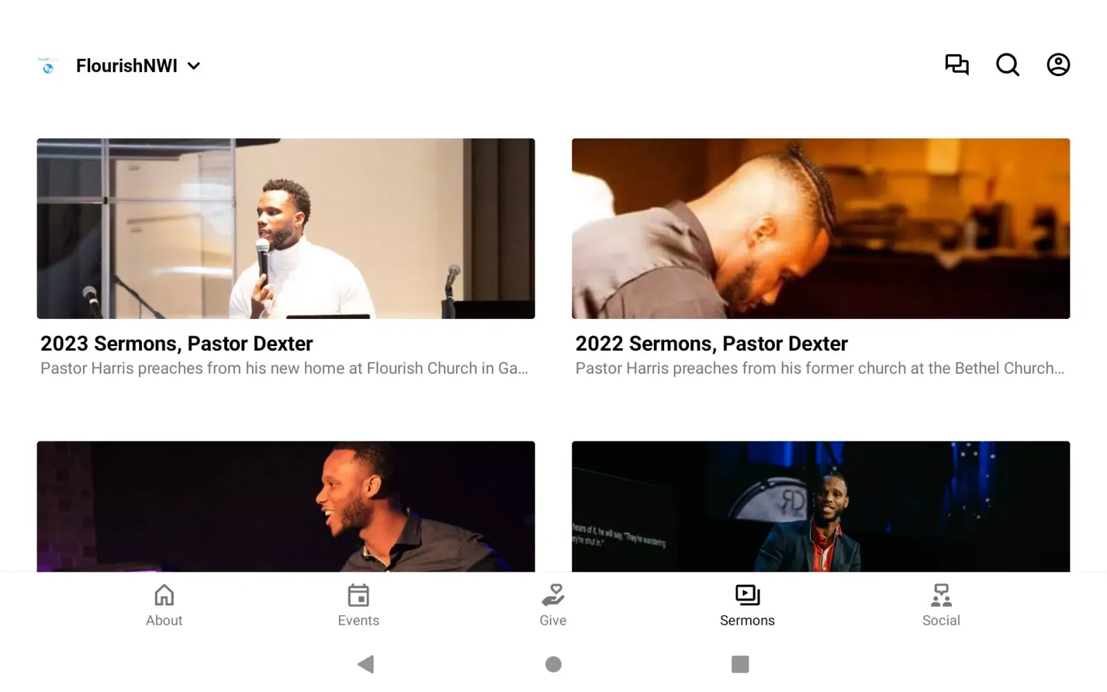Flourish Church Screenshots