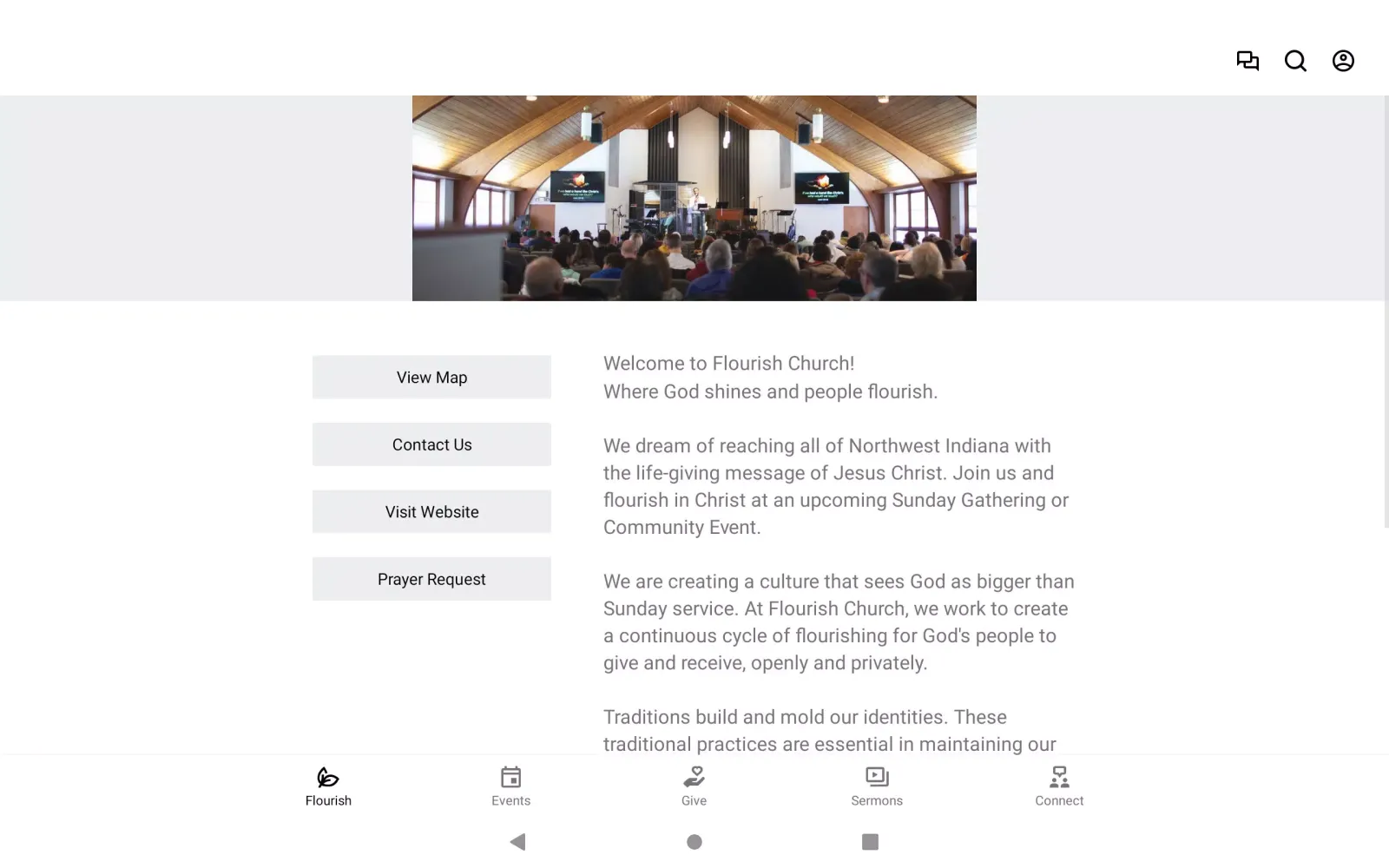 Flourish Church Screenshots