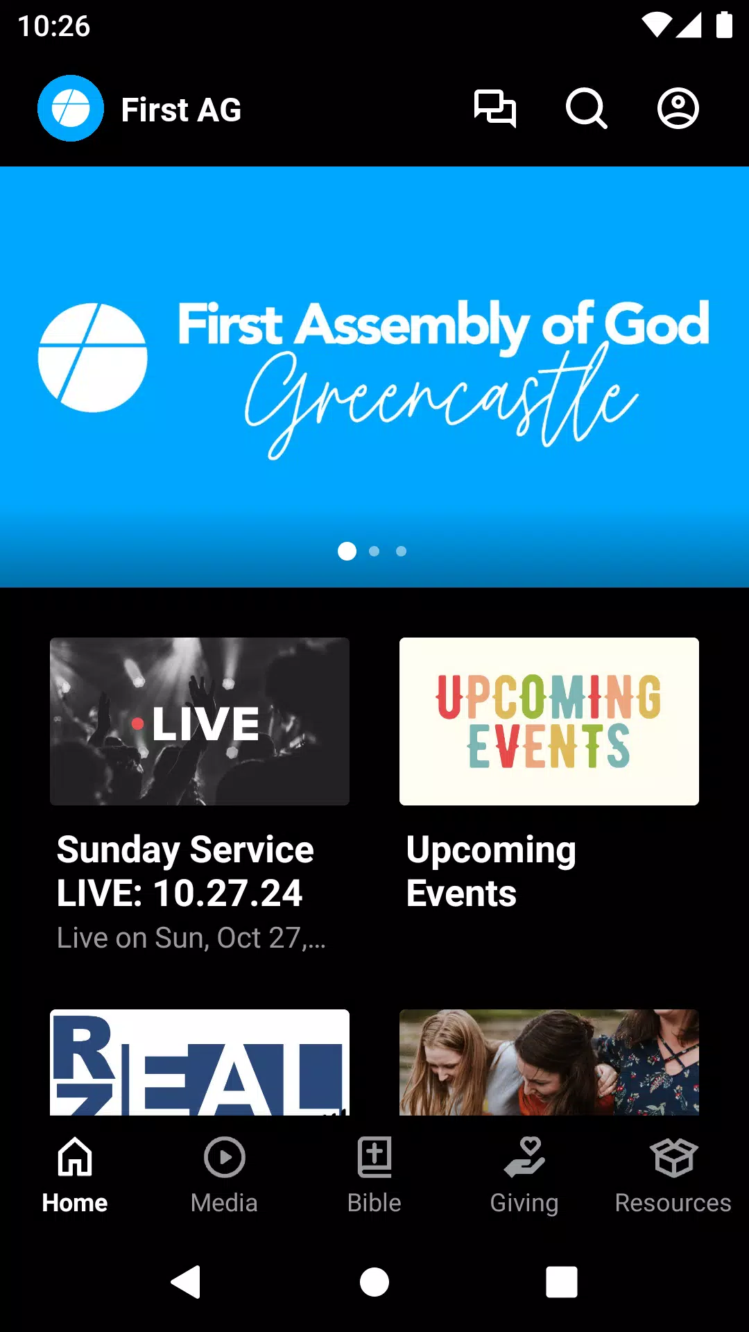 Screenshot di First Assembly Greencastle