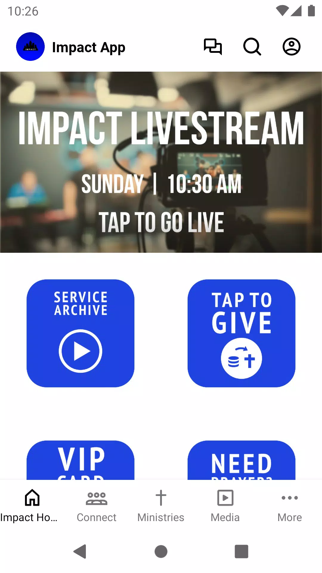 Impact Life App Screenshots