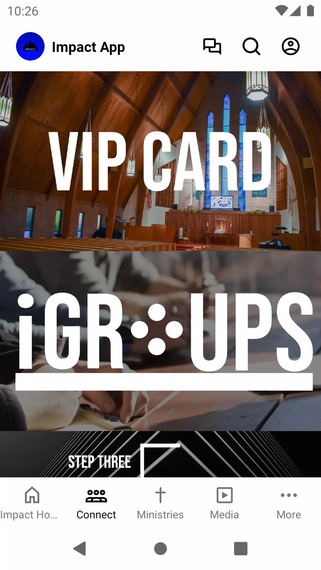 Impact Life App Screenshots
