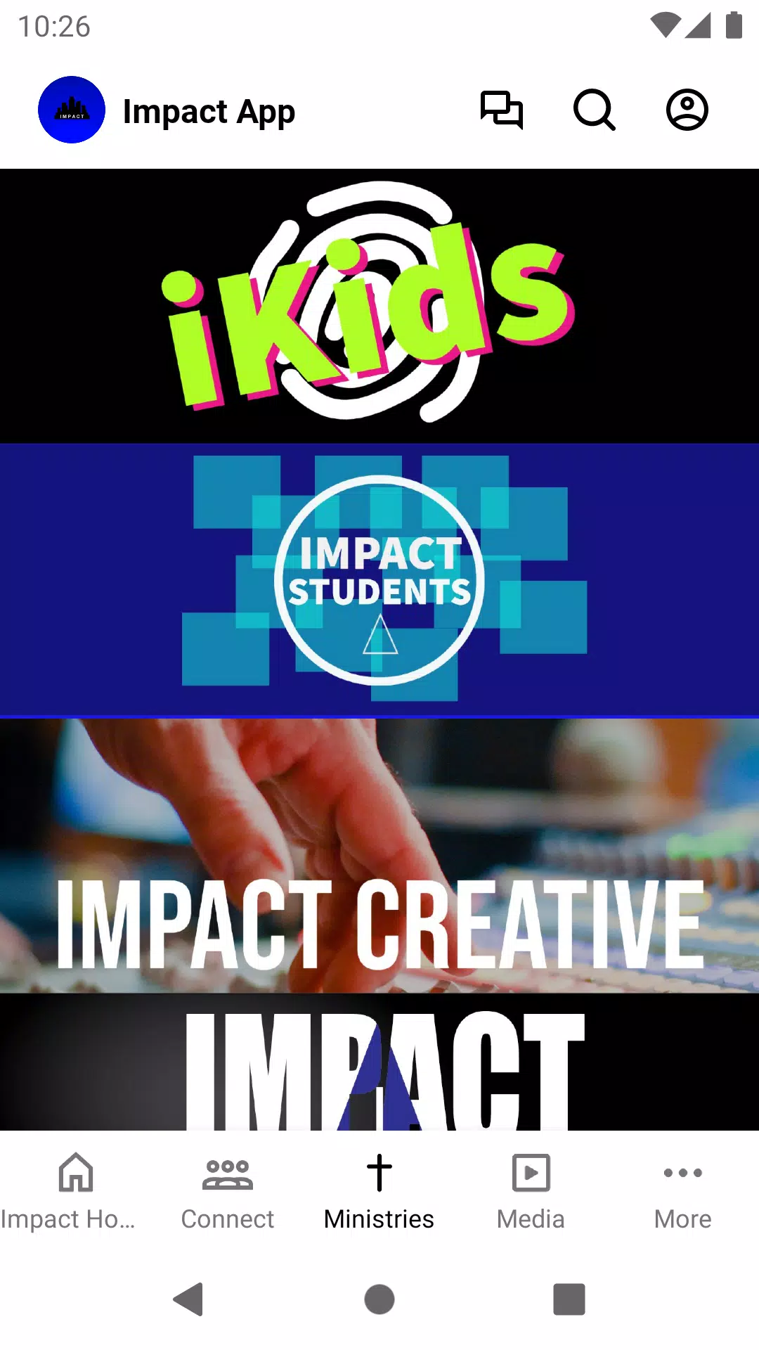 Impact Life App Screenshots