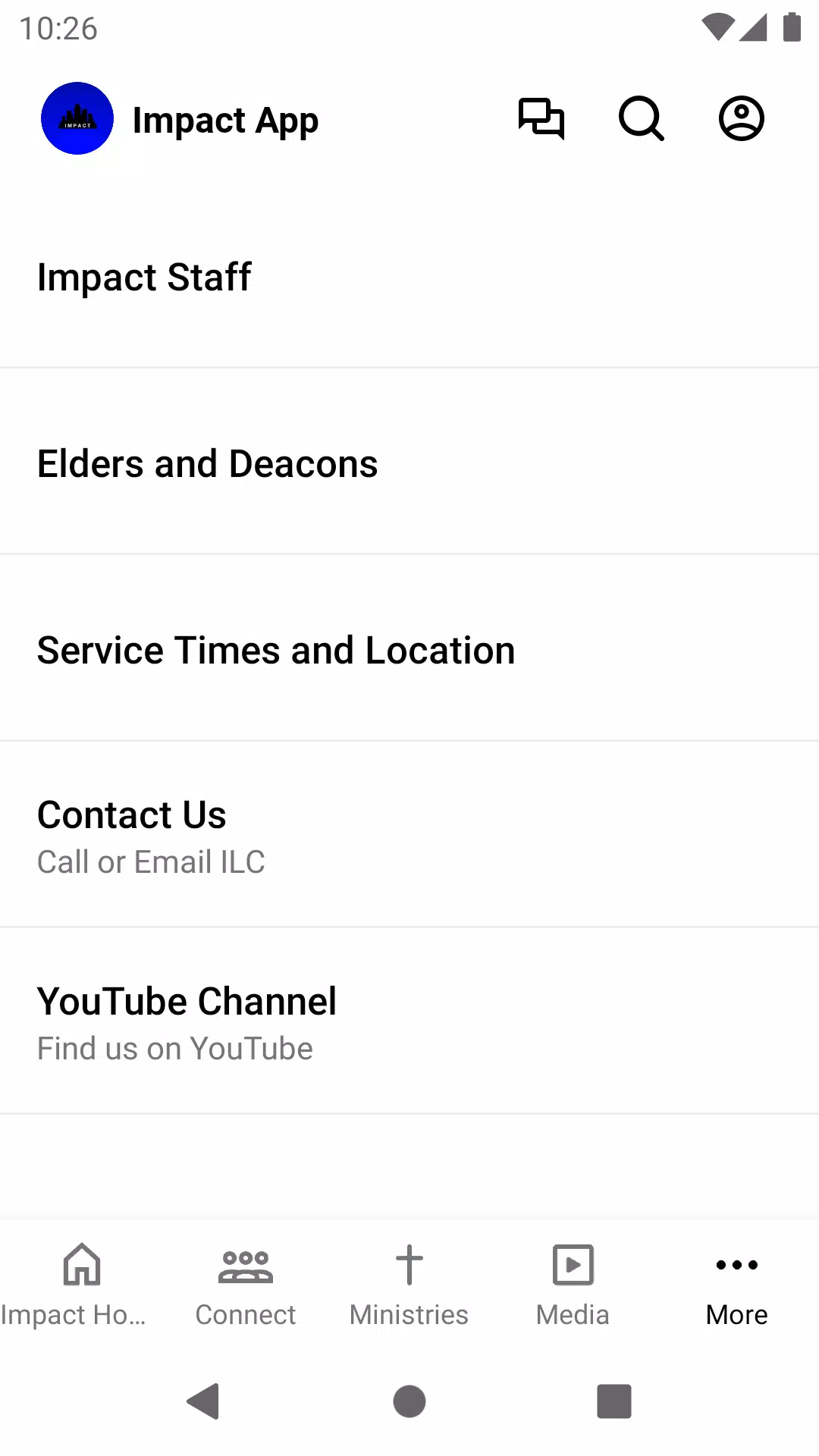 Impact Life App Screenshots