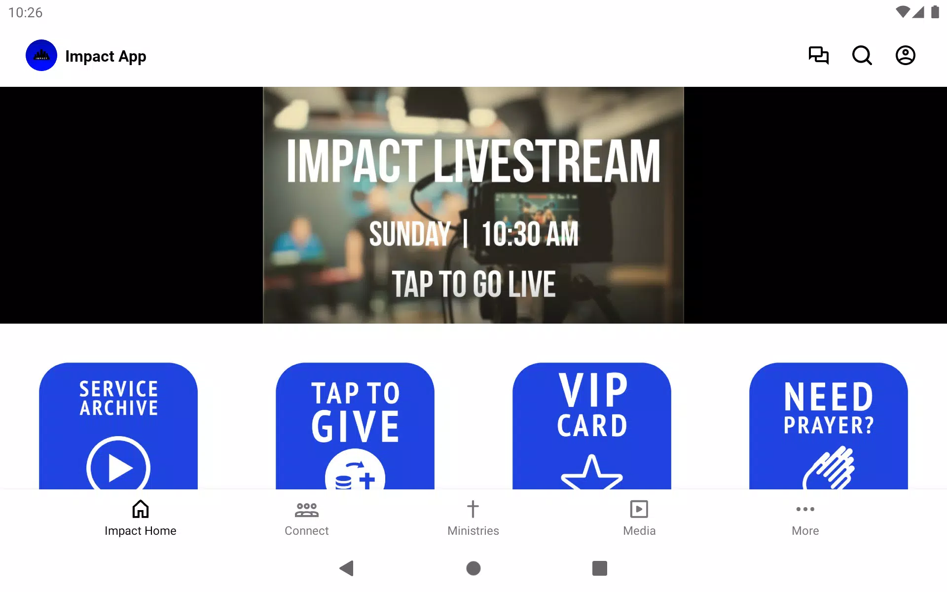 Impact Life App Screenshots