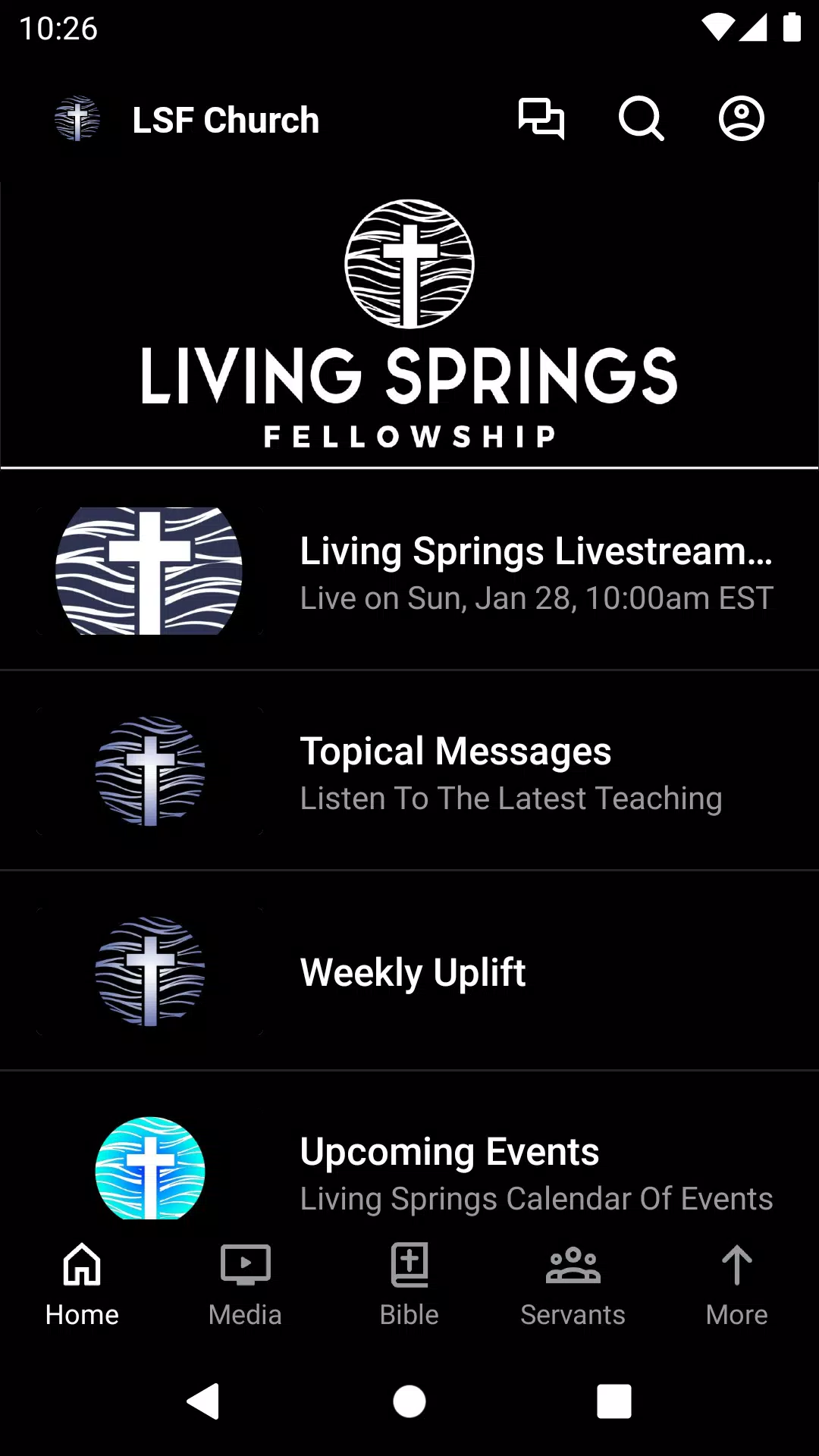 Living Springs Fellowship Screenshots