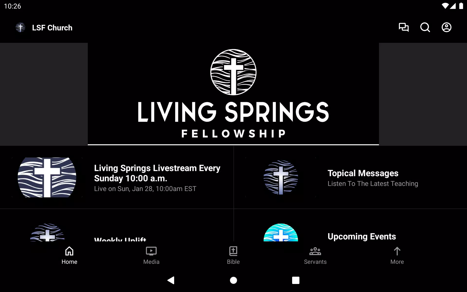 Living Springs Fellowship Screenshots