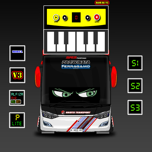 Bus Telolet Basuri Strobo Mata