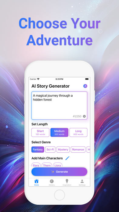 AI Story Generator ° Screenshots
