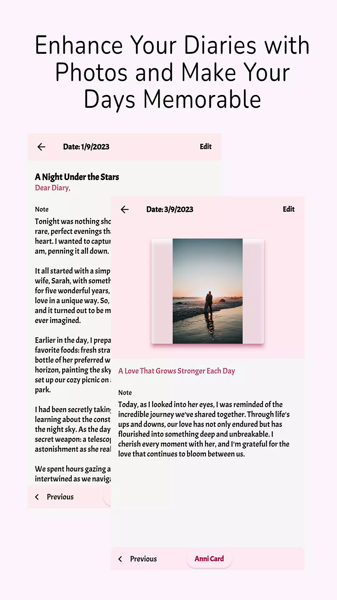 Love Diary Screenshots